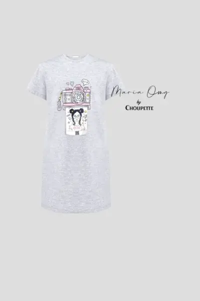 Платье домашнее с принтом — изображение 12