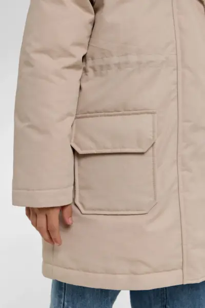 Куртка парка утепленная с сумочкой Мишка, на синтепухе — изображение 13