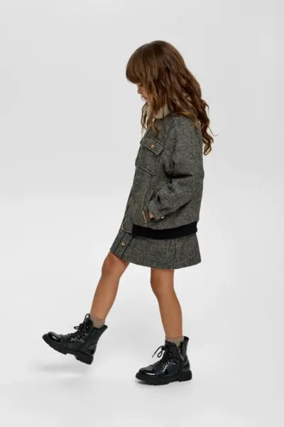 Куртка - бомбер со съемным воротником, на синтепоне — изображение 5