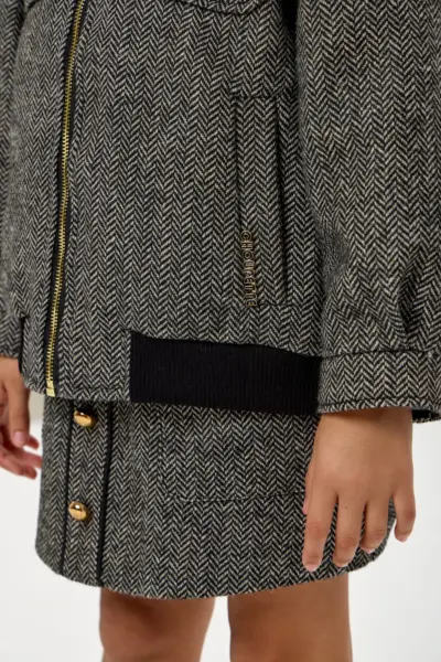 Куртка - бомбер со съемным воротником, на синтепоне — изображение 9