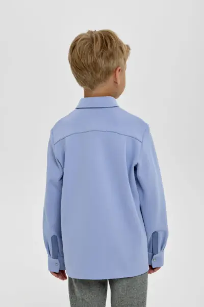 Сорочка трикотажная, на кнопках — изображение 3