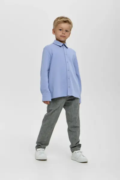 Сорочка трикотажная, на кнопках — изображение 4