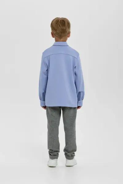 Сорочка трикотажная, на кнопках — изображение 6