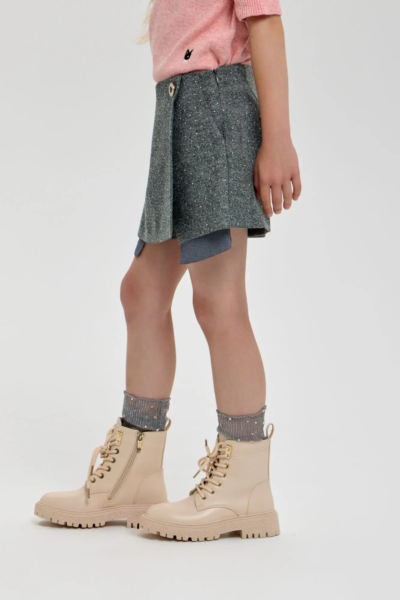 Юбка-шорты со стразами — изображение 4