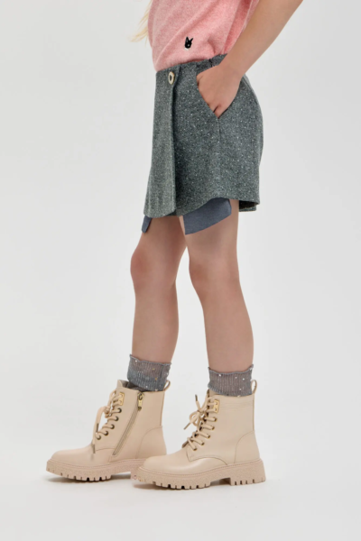 Юбка-шорты со стразами — изображение 5