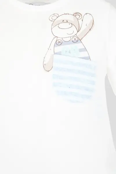 Комплект трикотажа (боди, ползунки, шапочка) — изображение 8