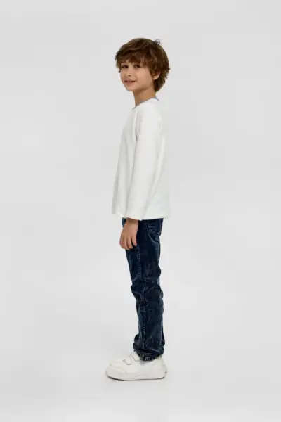 Брюки вельветовые с эффектом "варки" — изображение 7