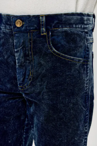 Брюки вельветовые с эффектом "варки" — изображение 9