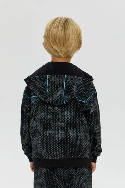 Бомбер спортивный с принтом — изображение 5
