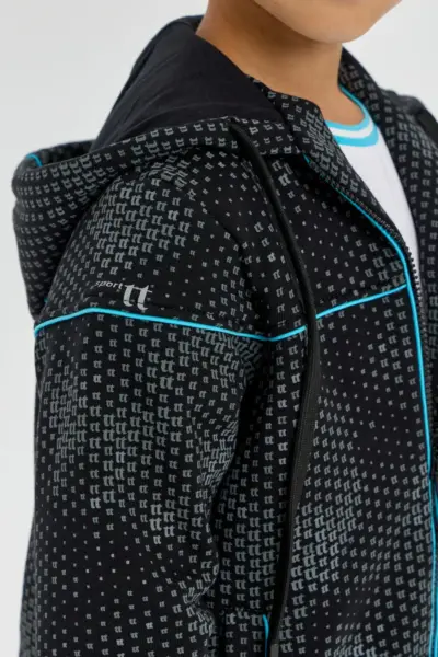 Бомбер спортивный с принтом — изображение 17