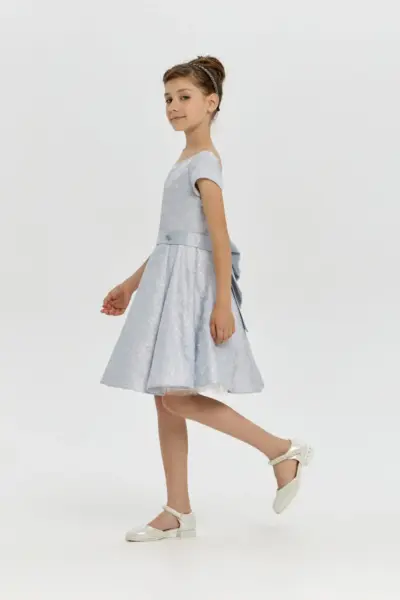 Платье жаккардовое с пайетками — изображение 3