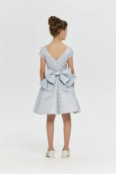 Платье жаккардовое с пайетками — изображение 4