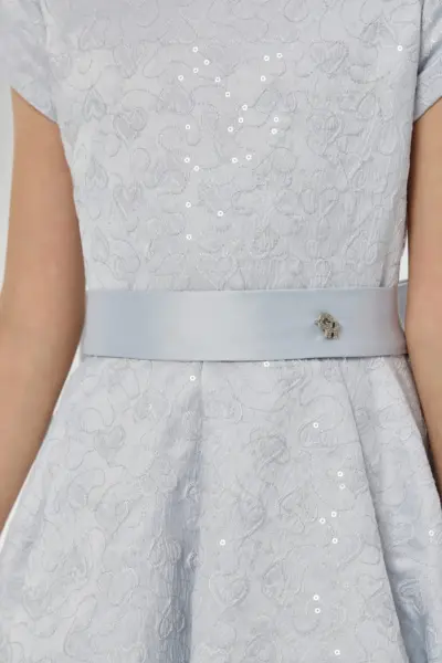 Платье жаккардовое с пайетками — изображение 8