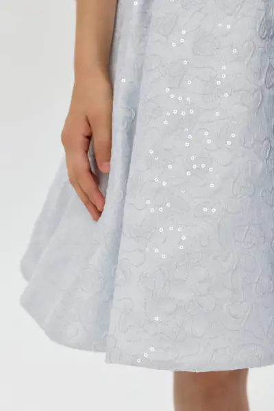 Платье жаккардовое с пайетками — изображение 10