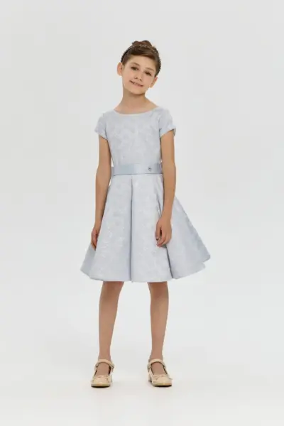 Платье жаккардовое с пайетками — изображение 5