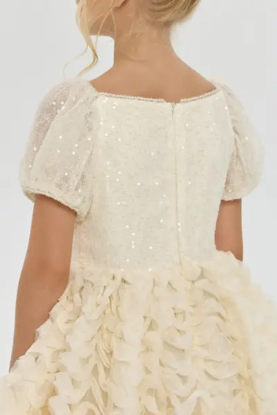 Платье нарядное с воланами — изображение 9