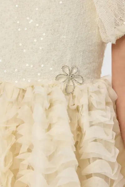 Платье нарядное с воланами — изображение 7