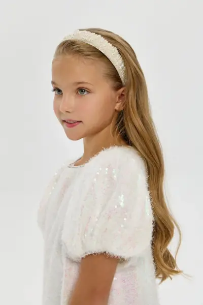 Платье с пайетками пушистое — изображение 5