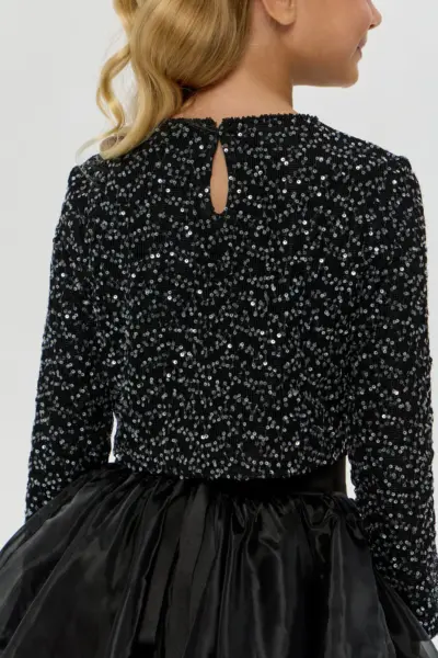 Блузка нарядная с пайетками — изображение 9