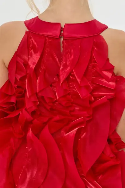 Платье нарядное с воланами — изображение 9