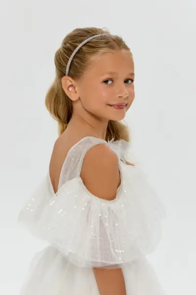 Платье с пышными рукавами — изображение 7