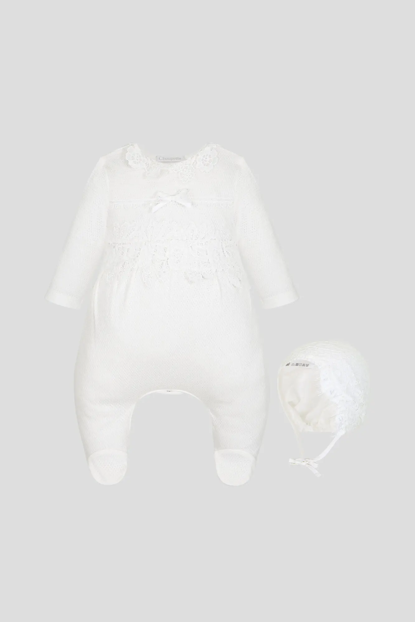 1857.43 (1) Комплект на выписку (комбинезон, чепчик) — изображение 1