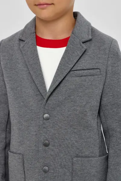 Пиджак на кнопках "неопрен" — изображение 12