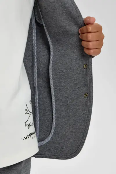 Пиджак на кнопках "неопрен" — изображение 14