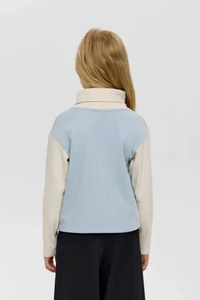 Водолазка комбинированная с принтом — изображение 3