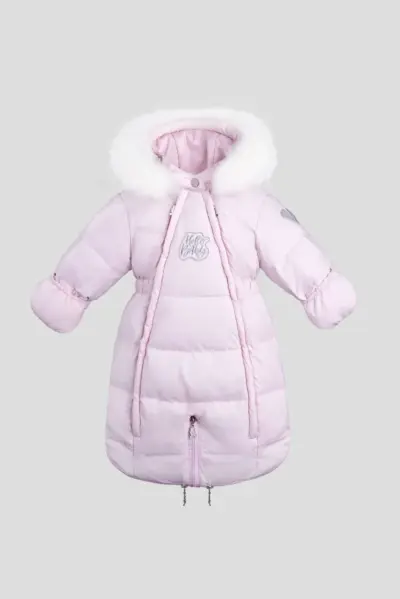 Конверт-комбинезон трансформер с опушкой