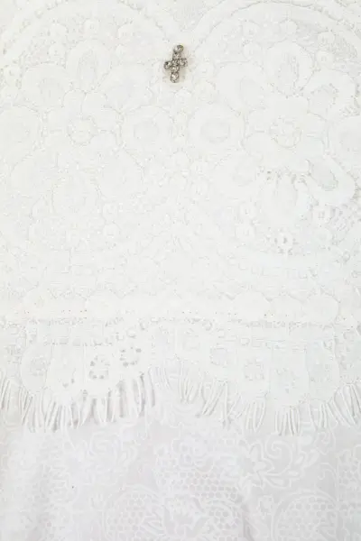 Крестильное платье в комплекте с шапочкой — изображение 7