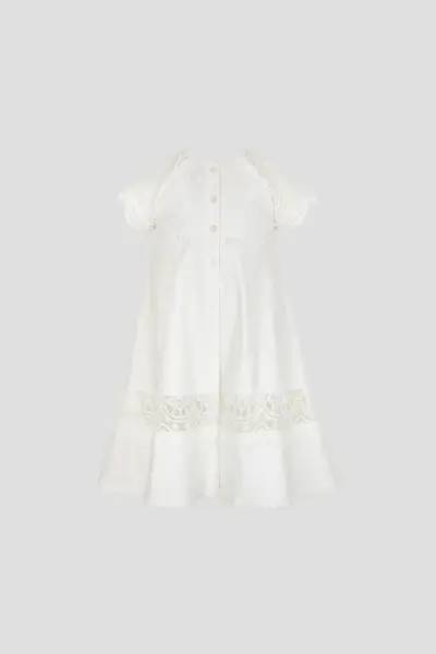 Крестильное платье в комплекте с шапочкой — изображение 3