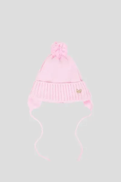 Шапка вязаная с декором — изображение 3