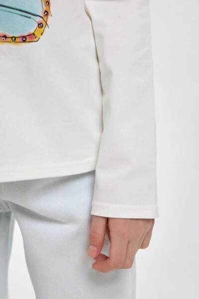 Лонгслив с принтом — изображение 11