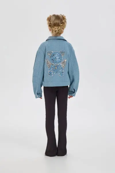 Куртка джинсовая с декором — изображение 9