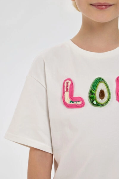 Футболка с объемным декором — изображение 11