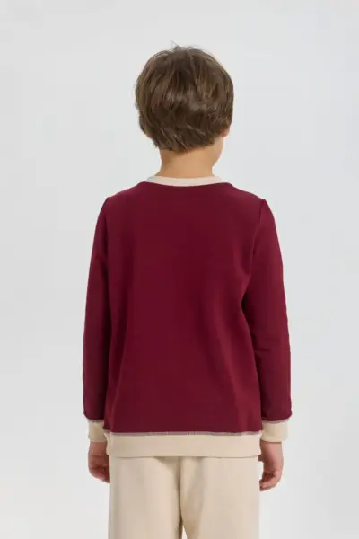 Джемпер комбинированный с декором — изображение 3