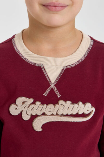 Джемпер комбинированный с декором — изображение 8