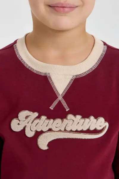 Джемпер комбинированный с декором — изображение 8