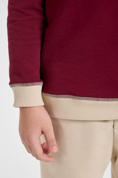 Джемпер комбинированный с декором — изображение 9