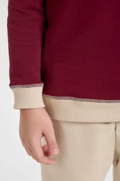 Джемпер комбинированный с декором — изображение 9