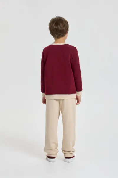 Джемпер комбинированный с декором — изображение 7