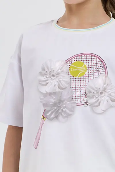 Футболка с принтом и декором — изображение 9