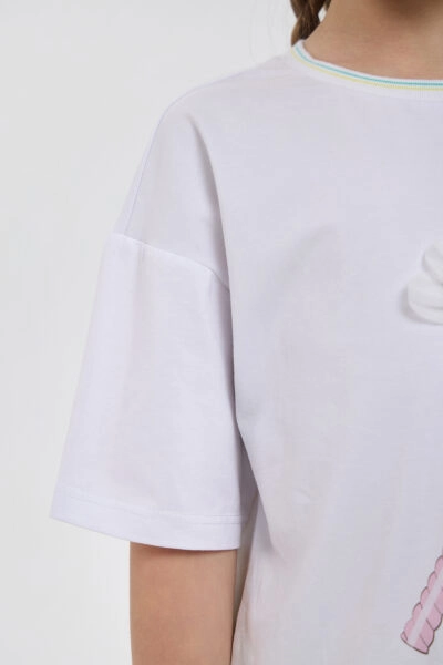 Футболка с принтом и декором — изображение 10