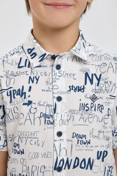 Рубашка с принтом — изображение 9
