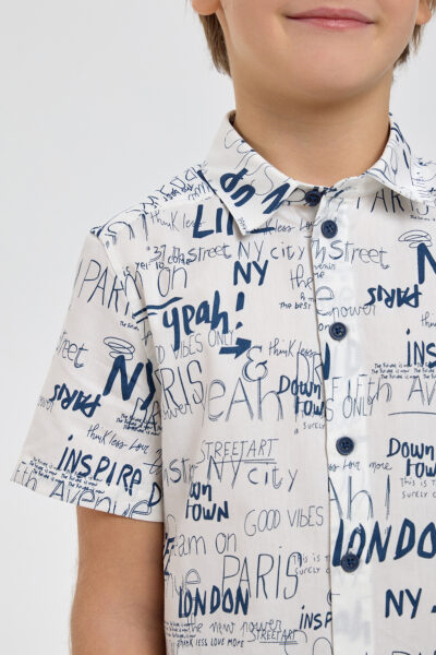 Рубашка с принтом — изображение 10