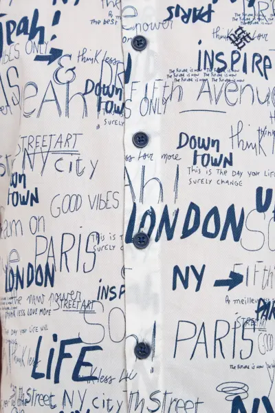 Рубашка с принтом — изображение 12