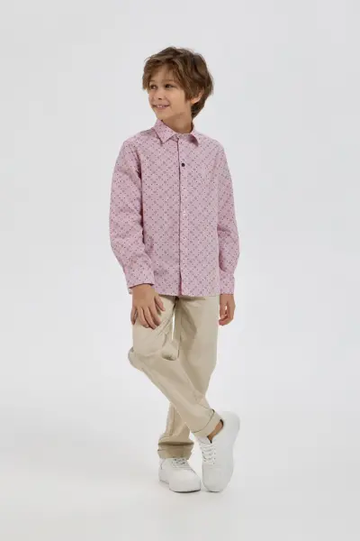 Рубашка с принтом — изображение 8