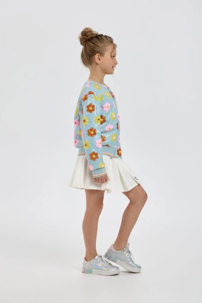 Бомбер с цветами из пайеток — изображение 8