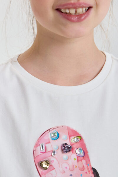 Футболка с принтом и декором — изображение 6